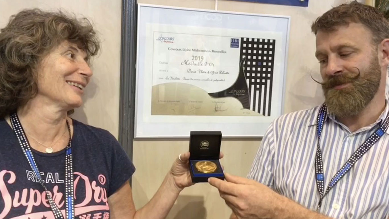 Les inventeurs du réchaud Fouclette reçoivent la médaille d'or au concours Lépine